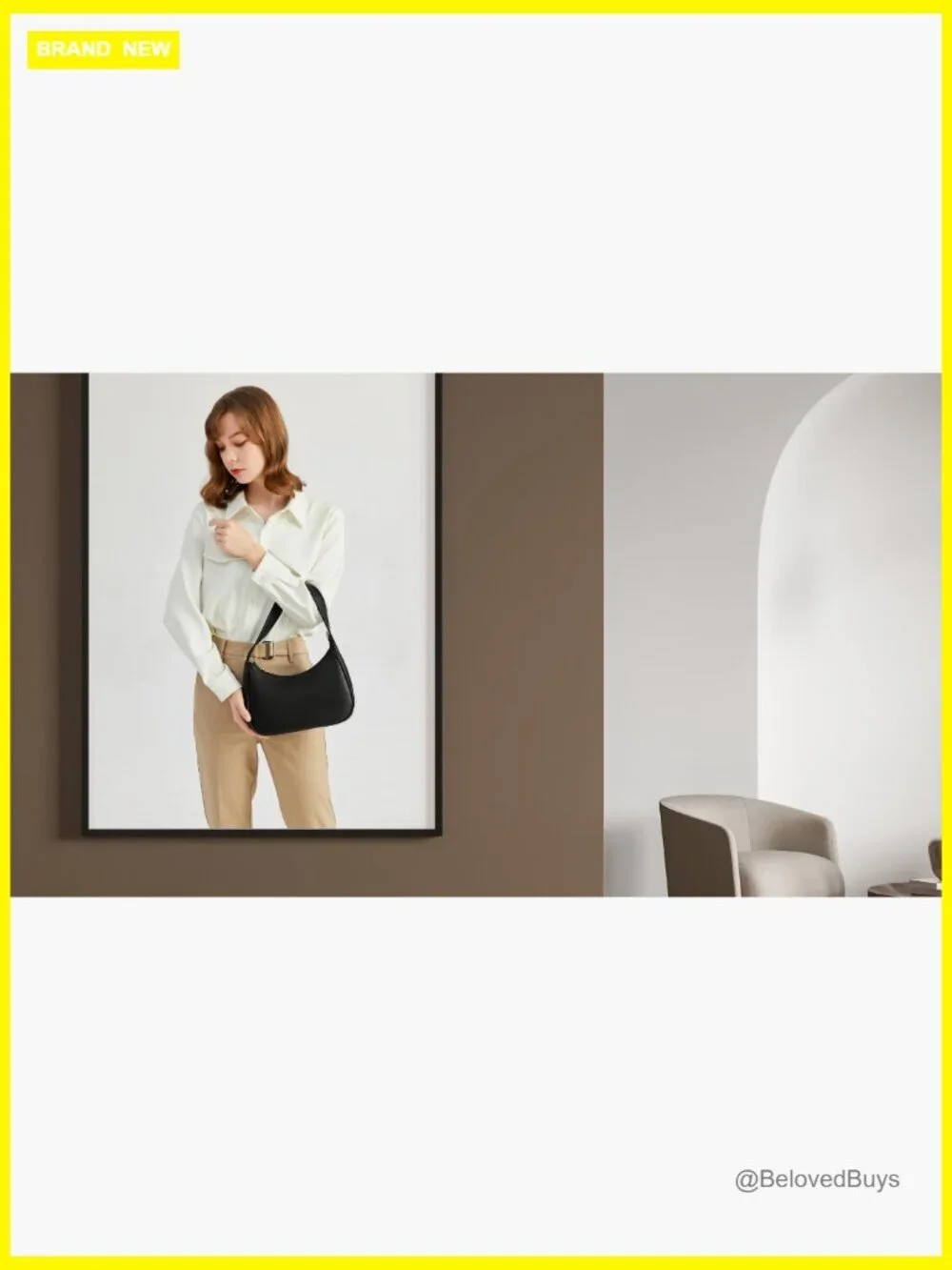 Cute Hobo Tote Handbag Mini Clutch Purse with Zipper Closure